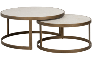 Richmond Set dubových konferenčních stolků Whitebone 91