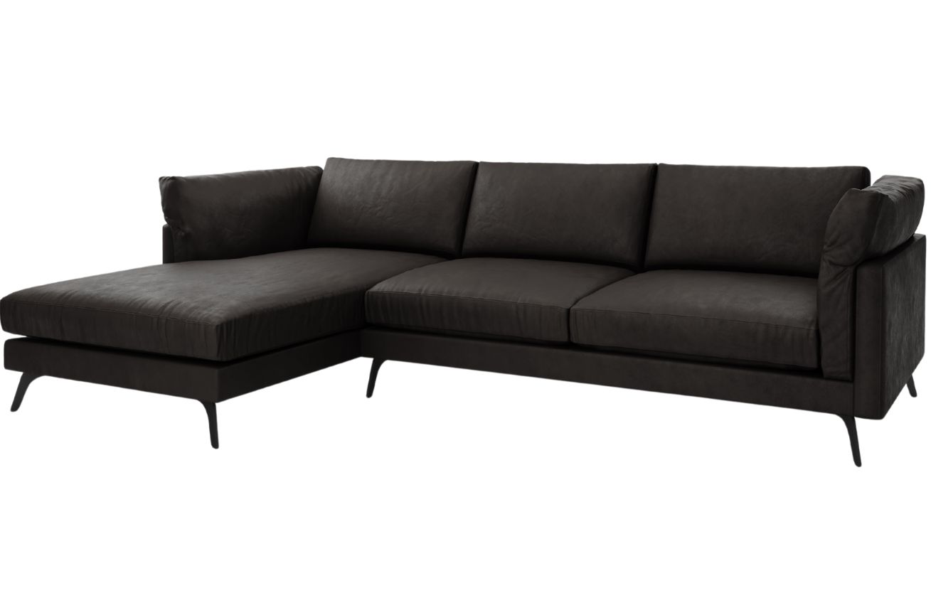 CXL by Christian Lacroix Kožená rohová pohovka Camille 322 cm