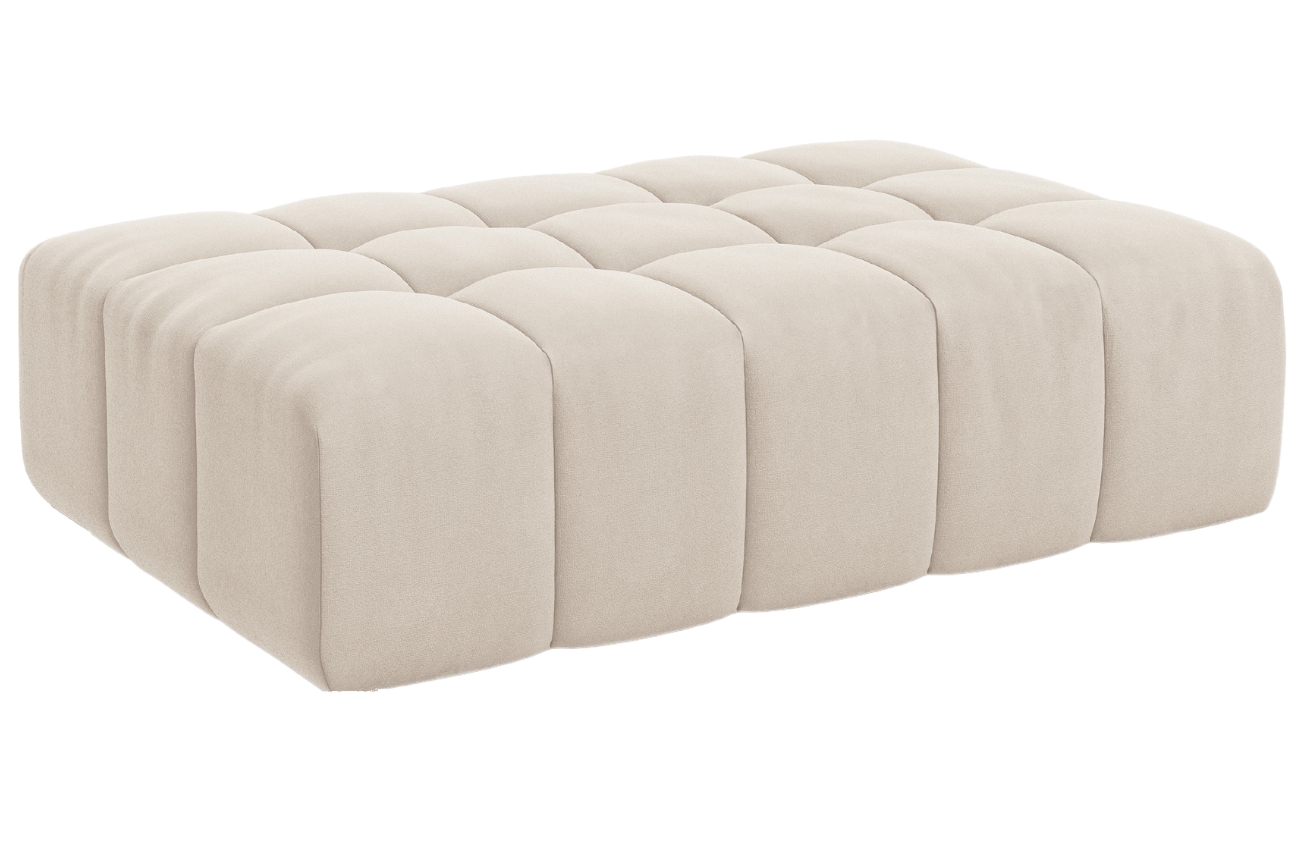 Cosmopolitan Design Sametová podnožka Chicago 102 x 80 cm