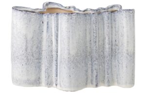 Bloomingville Modrý kameninový květináč Lindae 22