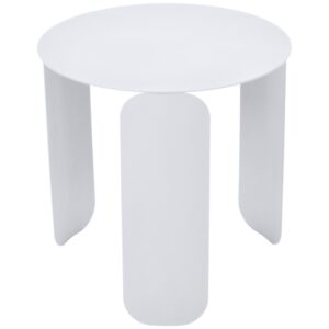 Bílý kovový zahradní odkládací stolek Fermob Bebop 45 cm