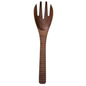 Hnědá dřevěná vidlička Kave Home Rommu