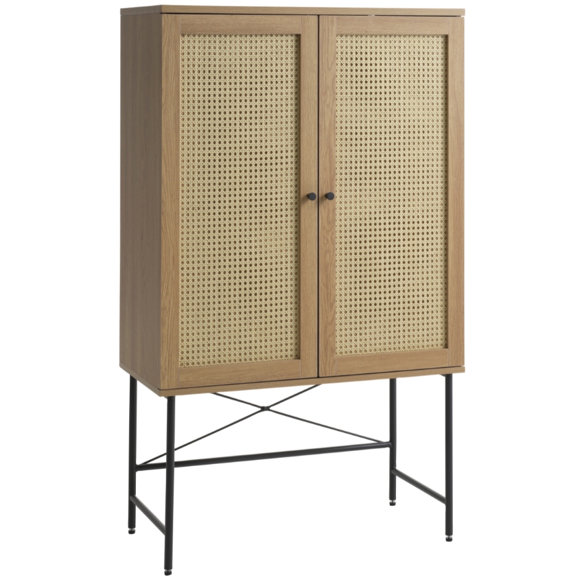 Unique Furniture Komoda Pensacola II. 80 x 40 cm s dubovým dekorem