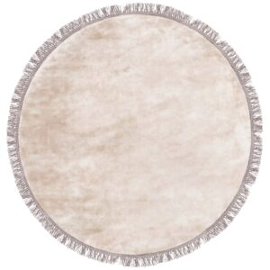 Fargotex Béžový kulatý koberec Luna 250 cm