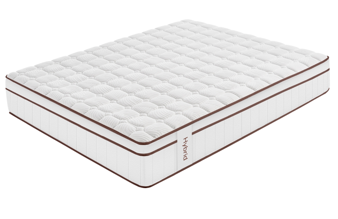 Moonia Pružinová matrace Hybrid White 200 x 200 cm