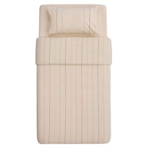 Bílá bavlněná sada povlečení Kave Home Indani 70 x 140 cm