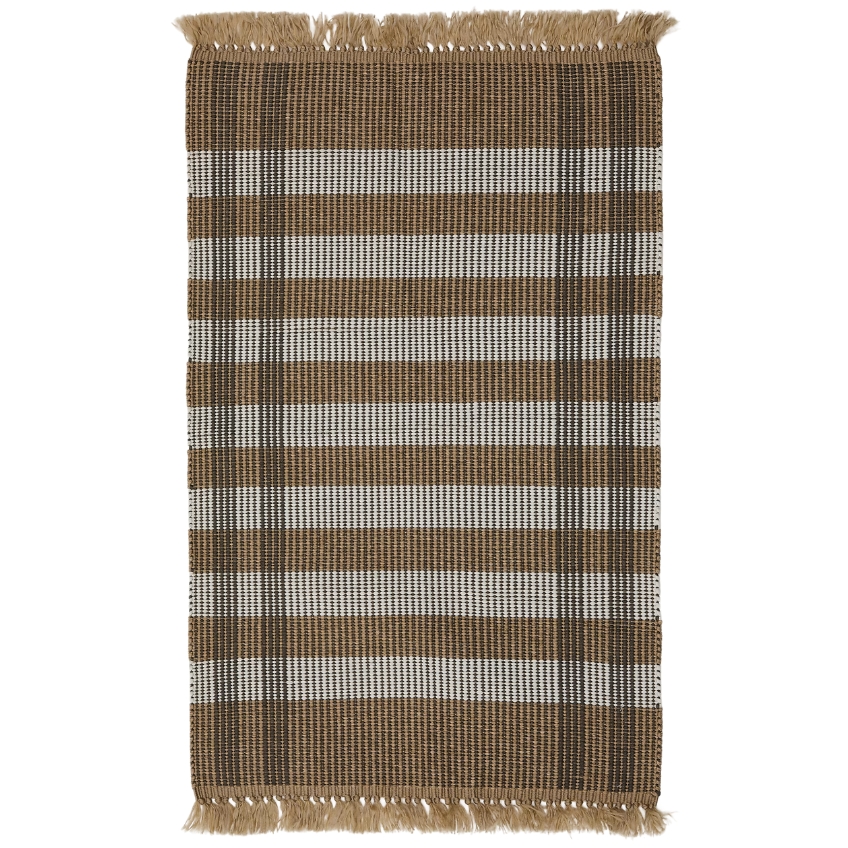 Béžovo-hnědý zahradní koberec Kave Home Barani 60 x 90 cm