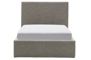 Kave Home Šedá jednolůžková postel Nahiri 90 x 200 cm