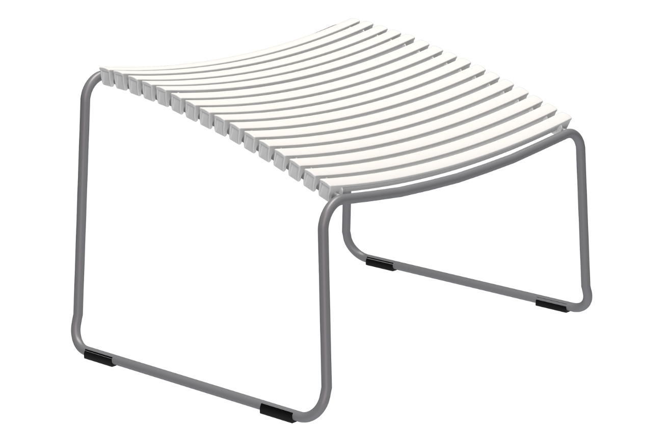 Houe Bílá plastová zahradní podnožka Click