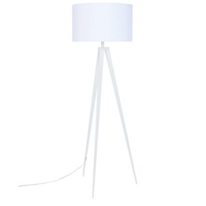 Bílá stojací lampa ZUIVER TRIPOD 157 cm
