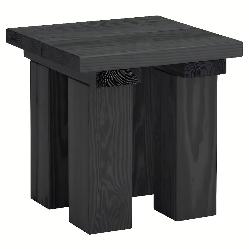 Teulat Dřevěný odkládací stolek Banda 45 x 45 cm