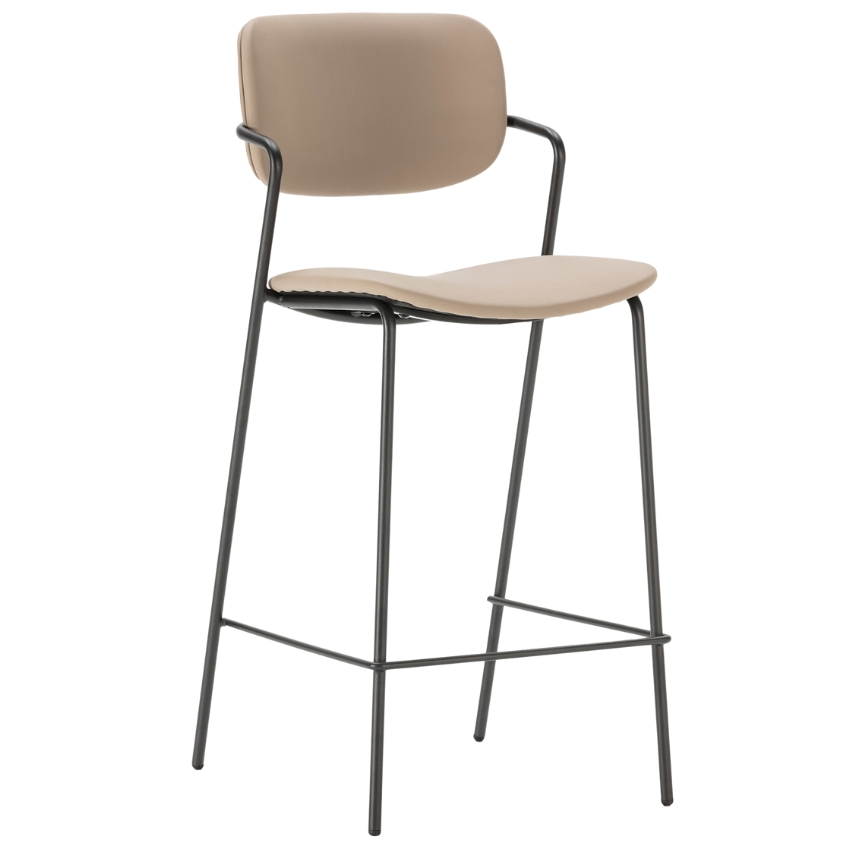 Marckeric Koženková barová židle Maika 68 cm