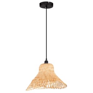 Nova Luce Ratanové závěsné světlo Aura 45 cm