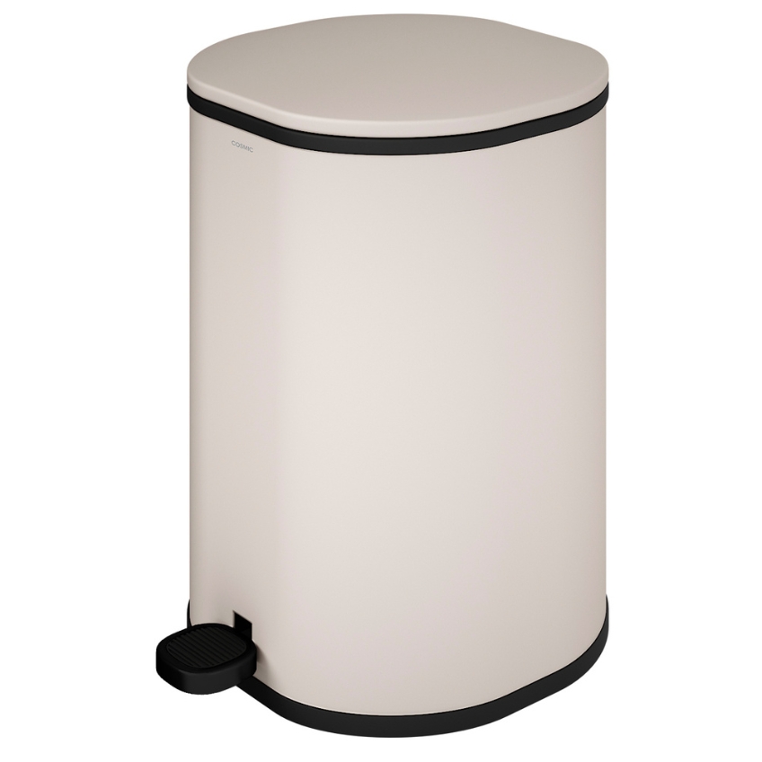 Cosmic Světle béžový kovový odpadkový koš Essentials 5 l