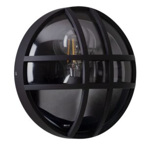 Nova Luce Tmavě šedé venkovní nástěnné světlo Amel 17