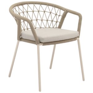 Somcasa Béžová zahradní židle Solene