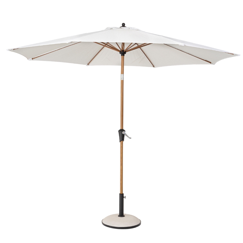 Bizzotto Bílý slunečník Palinuro 300 cm