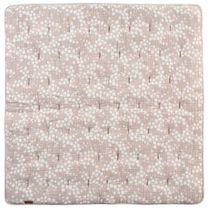 Růžová mušelínová hrací deka Quax Natural 100 x 100 cm
