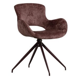 WOOOD Fialová otočná konferenční židle Eliva