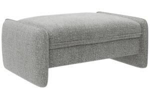 Micadoni Šedá podnožka Georgia 115 x 70 cm