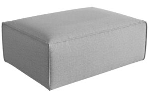 Cosmopolitan Design Šedá podnožka Mackay 100 x 69 cm