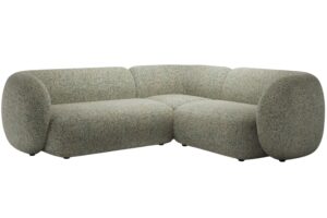 Micadoni Zelená rohová pohovka Kate 252 cm