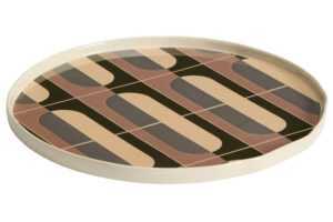 Kave Home Barevný keramický talíř Julnet 27 cm