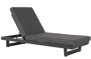 Šedé zahradní lehátko Bizzotto Infinity